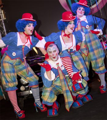 Animatiepakket Ballonnenclown & Grimeuse