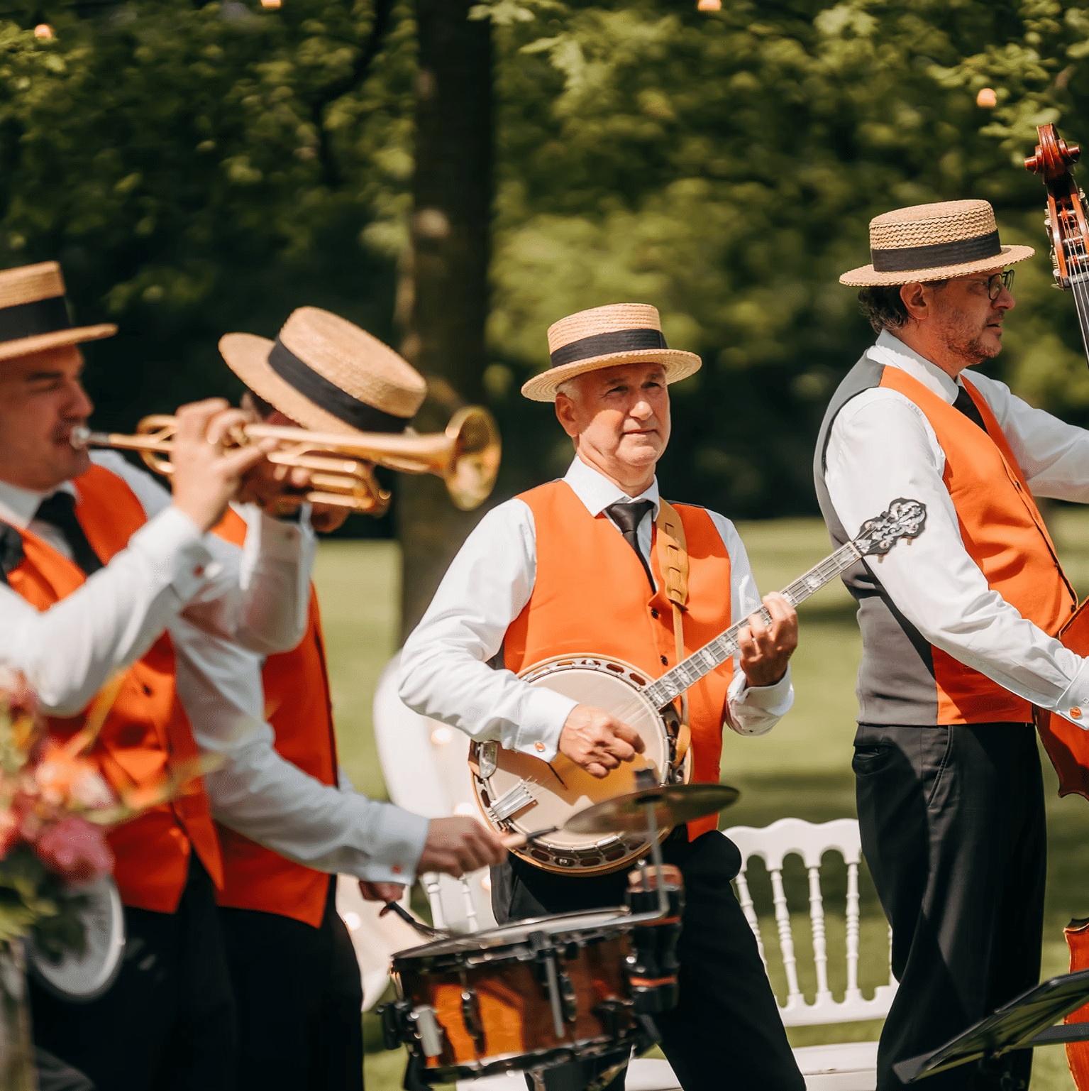 Dixie Swing is te boeken via Kwadraad Dixie Jazzband prijs online