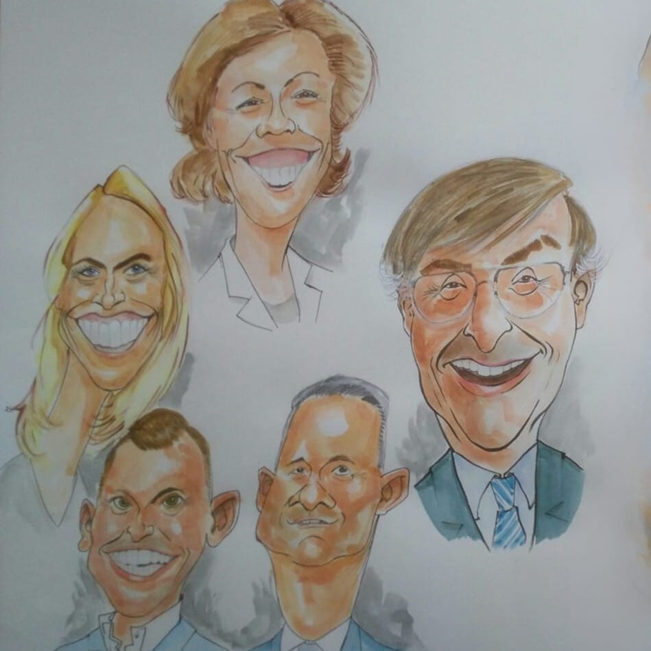 BaBa karikatuur is te boeken via boekingskantoor kwadraad online prijs karikatuur sneltekenen 9
