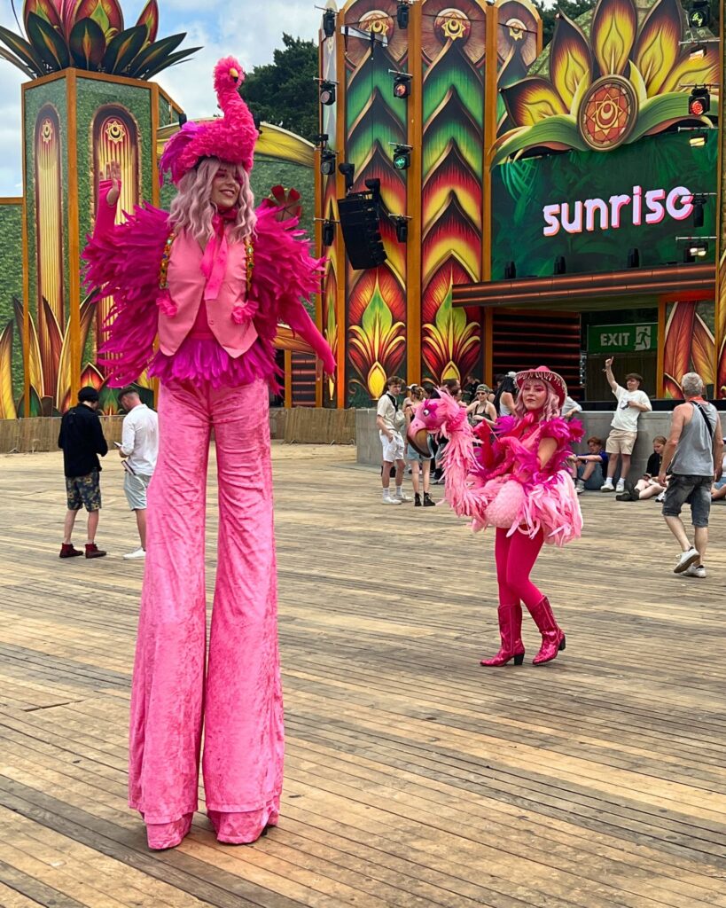 pink flamingo is te boeken via boekingkantoor kwadraad online prijs steltloopact 3