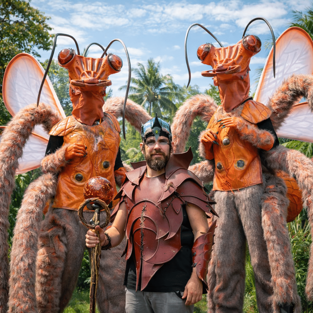 Insecta straatanimatie straattheater is te boeken via straatanimatie bedrijf Kwadraad (1)