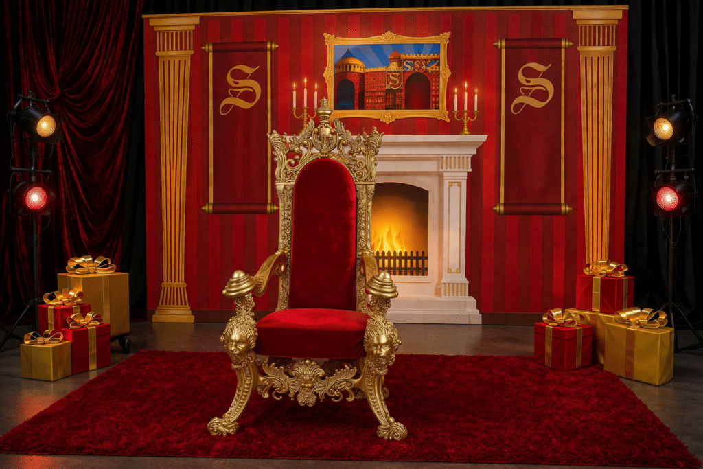 sinterklaastroon sinterklaasdecor huren doe je via verhuurdbedrijf kwadraad specialist in sinterklaastronen en sinterklaasdecor (2)