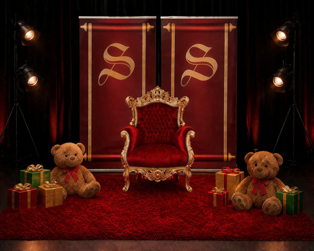 sinterklaastroon sinterklaasdecor huren doe je via verhuurdbedrijf kwadraad specialist in sinterklaastronen en sinterklaasdecor (3)