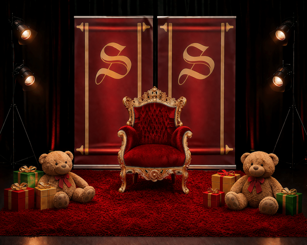 sinterklaastroon sinterklaasdecor huren doe je via verhuurdbedrijf kwadraad specialist in sinterklaastronen en sinterklaasdecor (5)