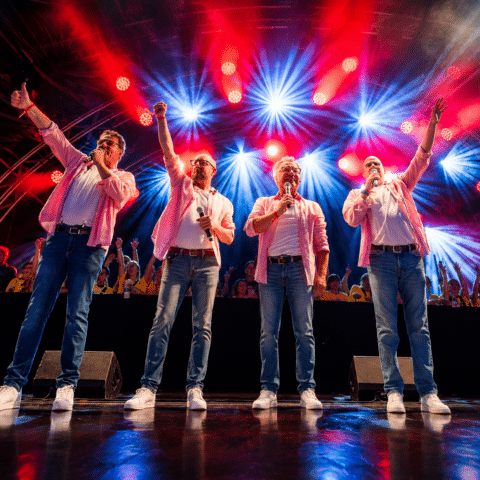 4TACT De Strangers tribjoet Band is te boeken via Artiestenbureau Kwadraad