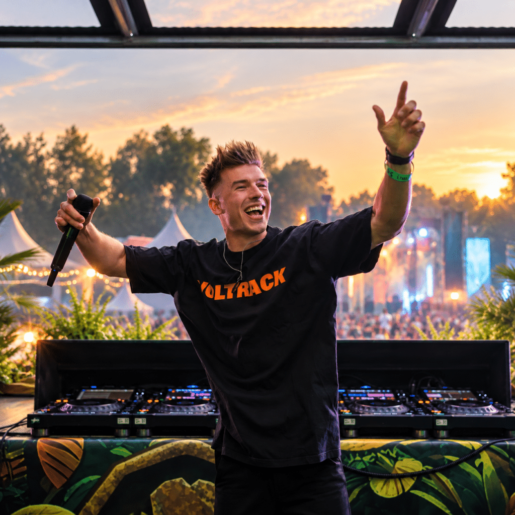 DJ Voltrack is te boeken via Artiestenbureau Kwadraad
